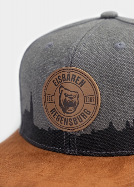 Cap "Eisbären Regensburg" - dunkelgrau (Snapback)